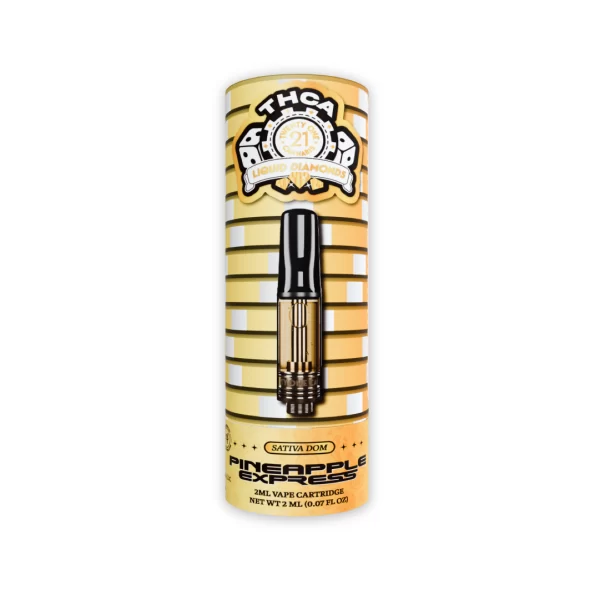 Twenty One Cannabis Pineapple Express Vape Cartridge 2ml Liquid Diamonds