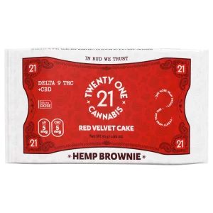 Microdose Red Velvet THC Brownie 10mg