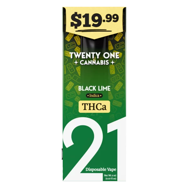 THCa 2ml Disposable Vape - Black Lime (Indica)