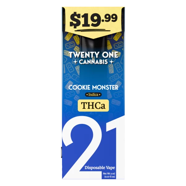 THCa 2ml Disposable Vape - Cookie Monster (Indica)