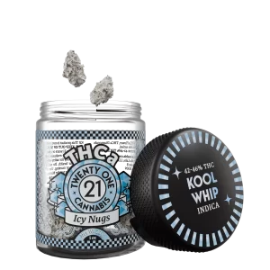 THCa Flower - Icy Nugs 1 oz Jars - Kool Whip (Indica)