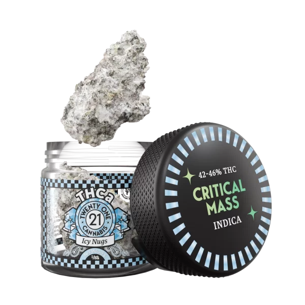 THCa Flower - Icy Nugs 3.5g - Critical Mass (Indica)