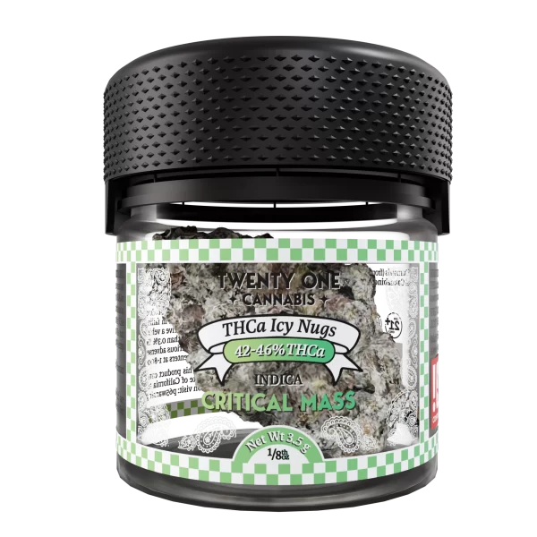 THCa Flower – Icy Nugs 3.5g – Critical Mass (Indica)