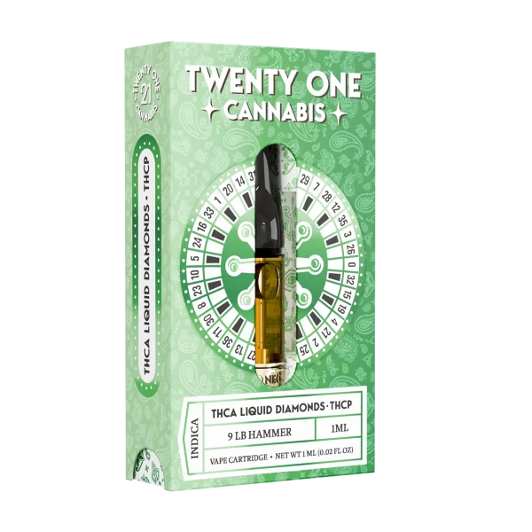 THCa & THCp 1ml Vape Cartridge - 9 Lb Hammer (Indica)