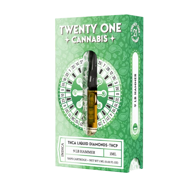 THCa & THCp 1ml Vape Cartridge - 9 Lb Hammer (Indica)