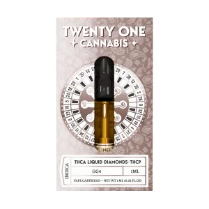 THCa & THCp 1ml Vape Cartridge - GG4 (Indica)