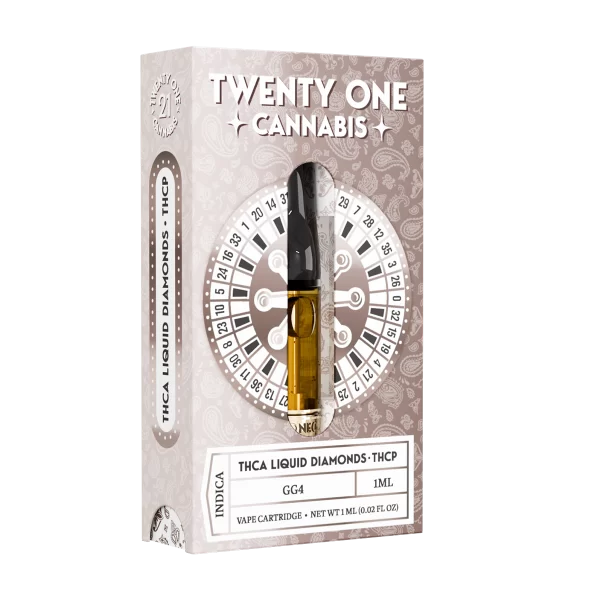 THCa & THCp 1ml Vape Cartridge - GG4 (Indica)