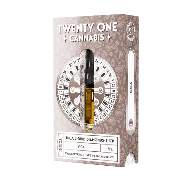 THCa & THCp 1ml Vape Cartridge - GG4 (Indica)