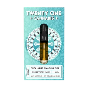 THCa & THCp 1ml Vape Cartridge - Ghost Train Haze (Sativa)