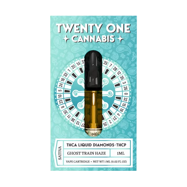 THCa & THCp 1ml Vape Cartridge - Ghost Train Haze (Sativa)