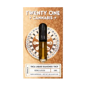 THCa & THCp 1ml Vape Cartridge - King Louis (Indica)