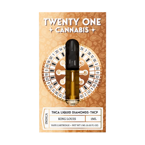 THCa & THCp 1ml Vape Cartridge - King Louis (Indica)