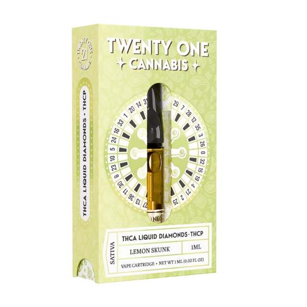 THCa & THCp 1ml Vape Cartridge - Lemon Skunk (Sativa)