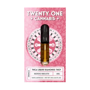 THCa & THCp 1ml Vape Cartridge - Mendo Breath (Indica)