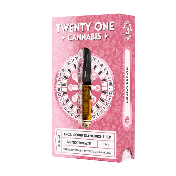 THCa & THCp 1ml Vape Cartridge - Mendo Breath (Indica)