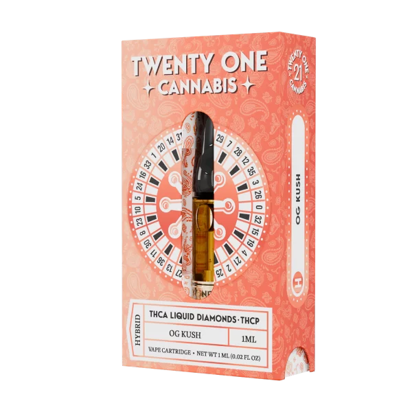 THCa & THCp 1ml Vape Cartridge - OG Kush (Hybrid)