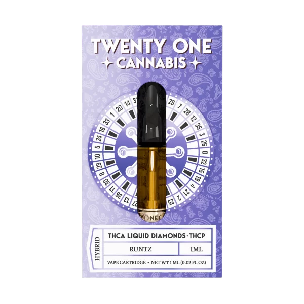 THCa & THCp 1ml Vape Cartridge - Runtz (Hybrid)