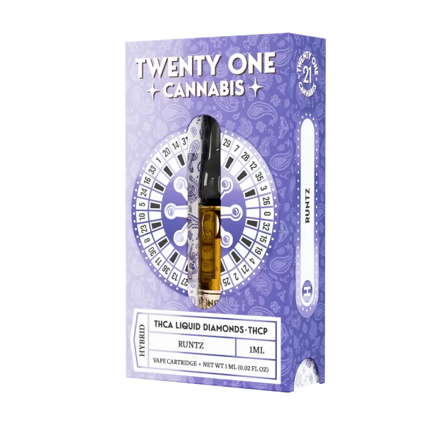 THCa & THCp 1ml Vape Cartridge - Runtz (Hybrid)