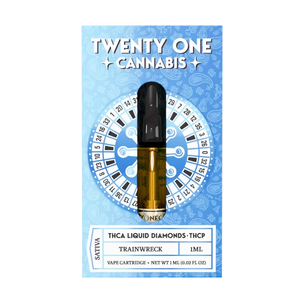 THCa & THCp 1ml Vape Cartridge - Trainwreck (Sativa)