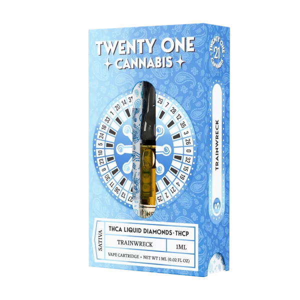 THCa & THCp 1ml Vape Cartridge - Trainwreck (Sativa)