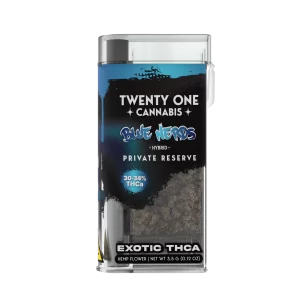 THCa Flower 3.5g Exotica Jar - One Hitter - Blue Nerds (Hybrid)