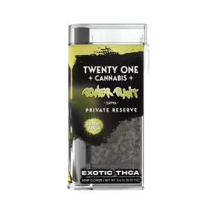 THCa Flower 3.5g Exotica Jar - One Hitter - Power Plant (Sativa)