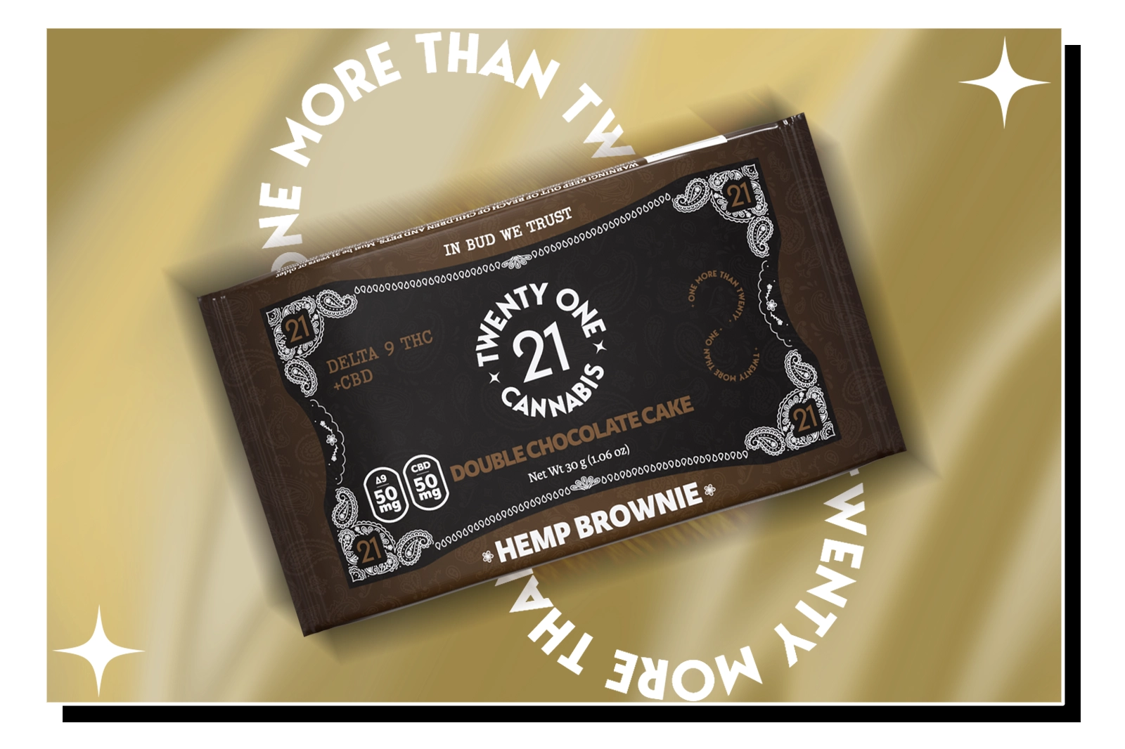 Twenty One Cannabis Double Chocolate Cake