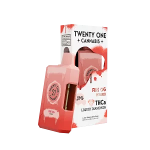 THCa 3.5ml Liquid Diamonds Disposable Vape - Fire OG (Hybrid)