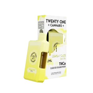 THCa 3.5ml Liquid Diamonds Disposable Vape - Lemon Cake (Sativa)
