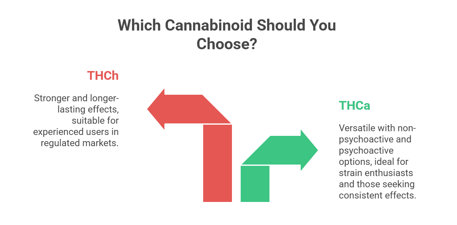 Visual explaining how to choose the right cannabinoid